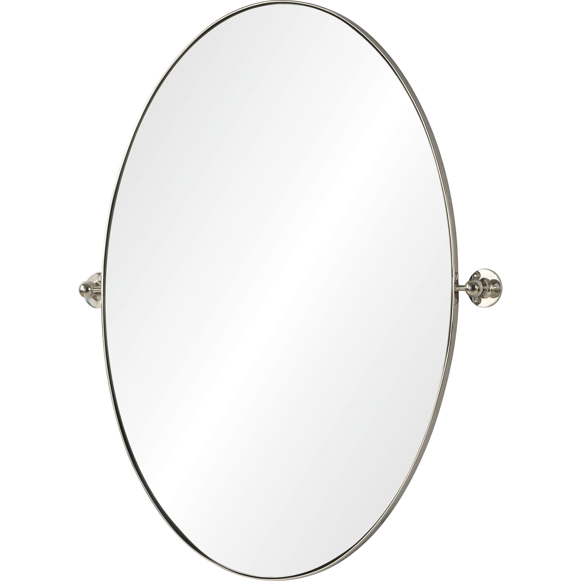 Azalea 30 X 24 inch Nickel Plated Wall Mirror