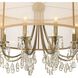 Hampton 8 Light 32 inch Antique Brass Chandelier Ceiling Light