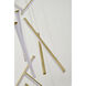 Canada LED 24 inch Brass Chandelier Ceiling Light