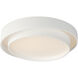 Ziggurat LED 24 inch White Flush Mount Ceiling Light