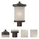 Diego LED 16 inch Mahogany Bronze Outdoor Post Light