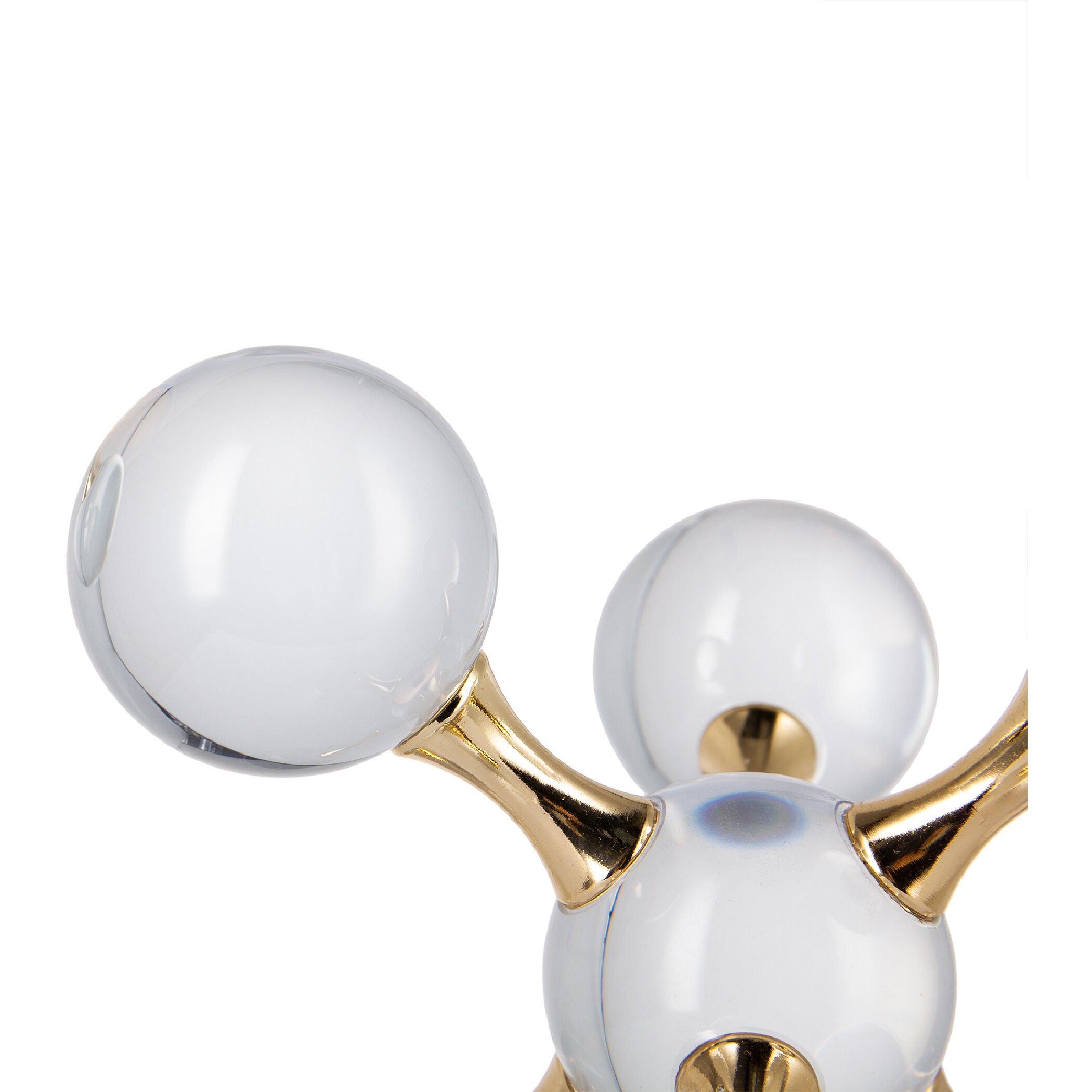 Molecular Clear/Gold Décor