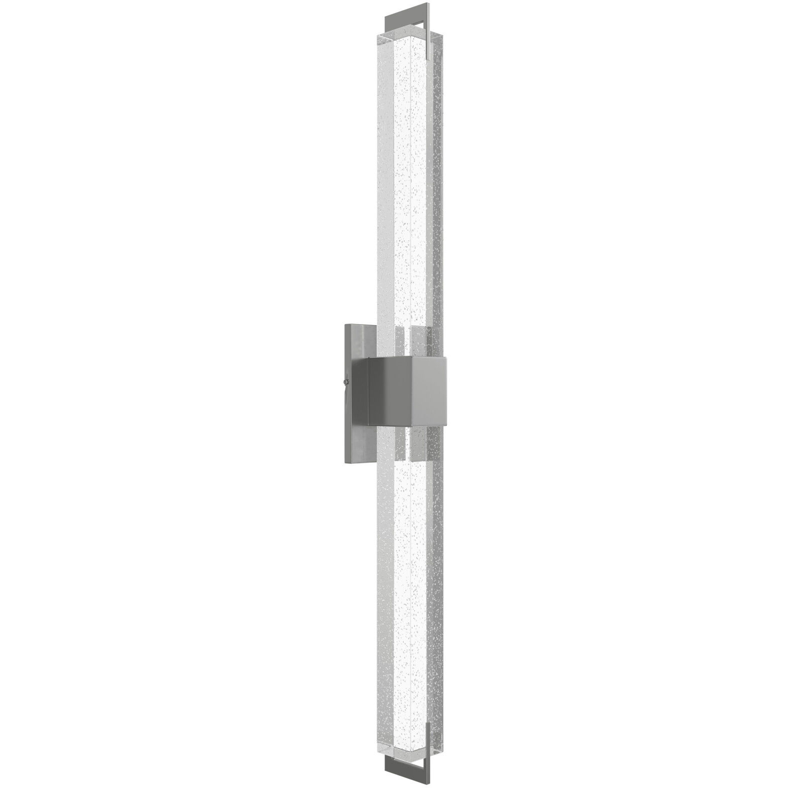 Original Glacier Avenue Wall Sconce Wall Light in Polished Nickel, Bubbled