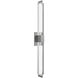 Original Glacier Avenue Wall Sconce Wall Light in Polished Nickel, Bubbled