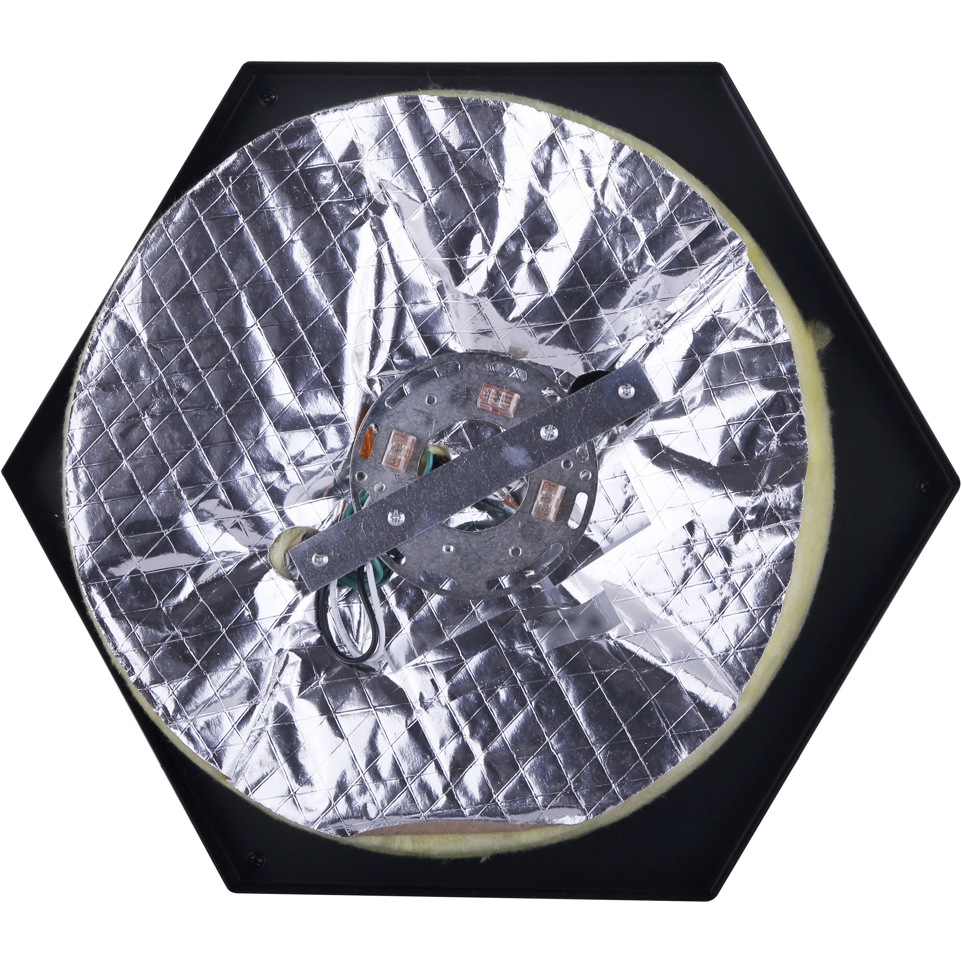 Madison 3 Light 15 inch Matte Black and Brushed Nickel Flush Mount Ceiling Light