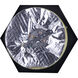 Madison 3 Light 15 inch Matte Black and Brushed Nickel Flush Mount Ceiling Light