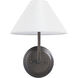 Serena 1 Light 10 inch Dark Antique Bronze Sconce Wall Light