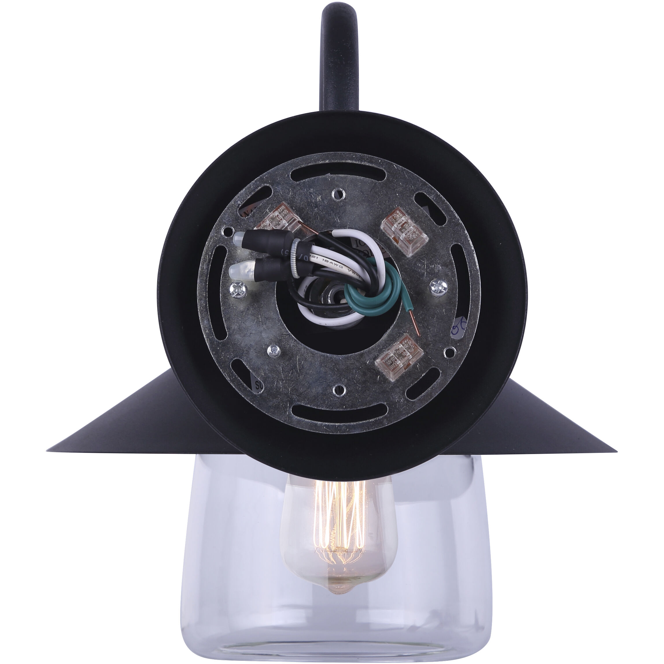 Madison 1 Light 11 inch Black Outdoor Downlight