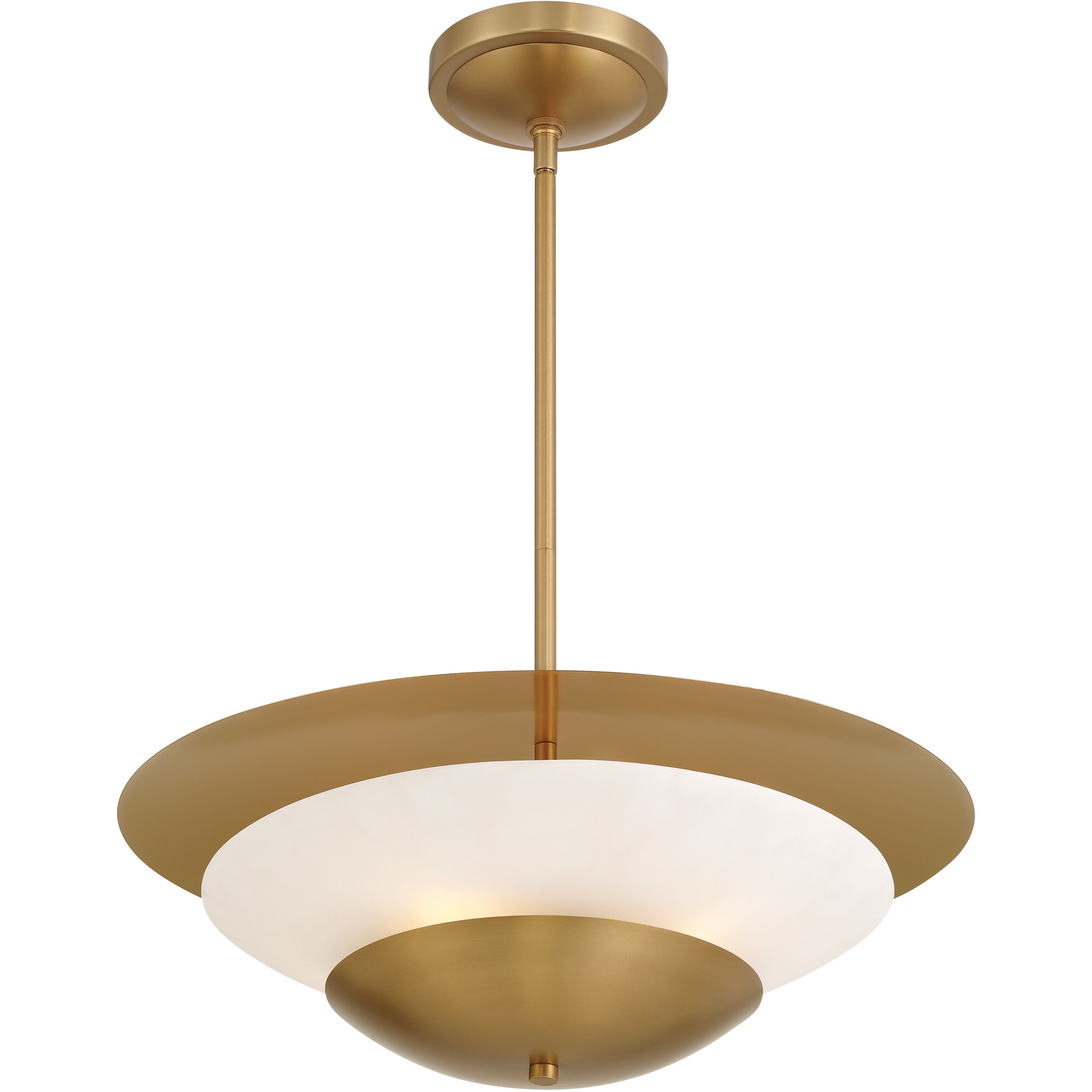 Solara 4 Light 23.75 inch Legacy Brass Pendant Ceiling Light