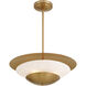 Solara 4 Light 23.75 inch Legacy Brass Pendant Ceiling Light