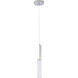 Canada LED 2 inch Chrome LED Pendant Ceiling Light