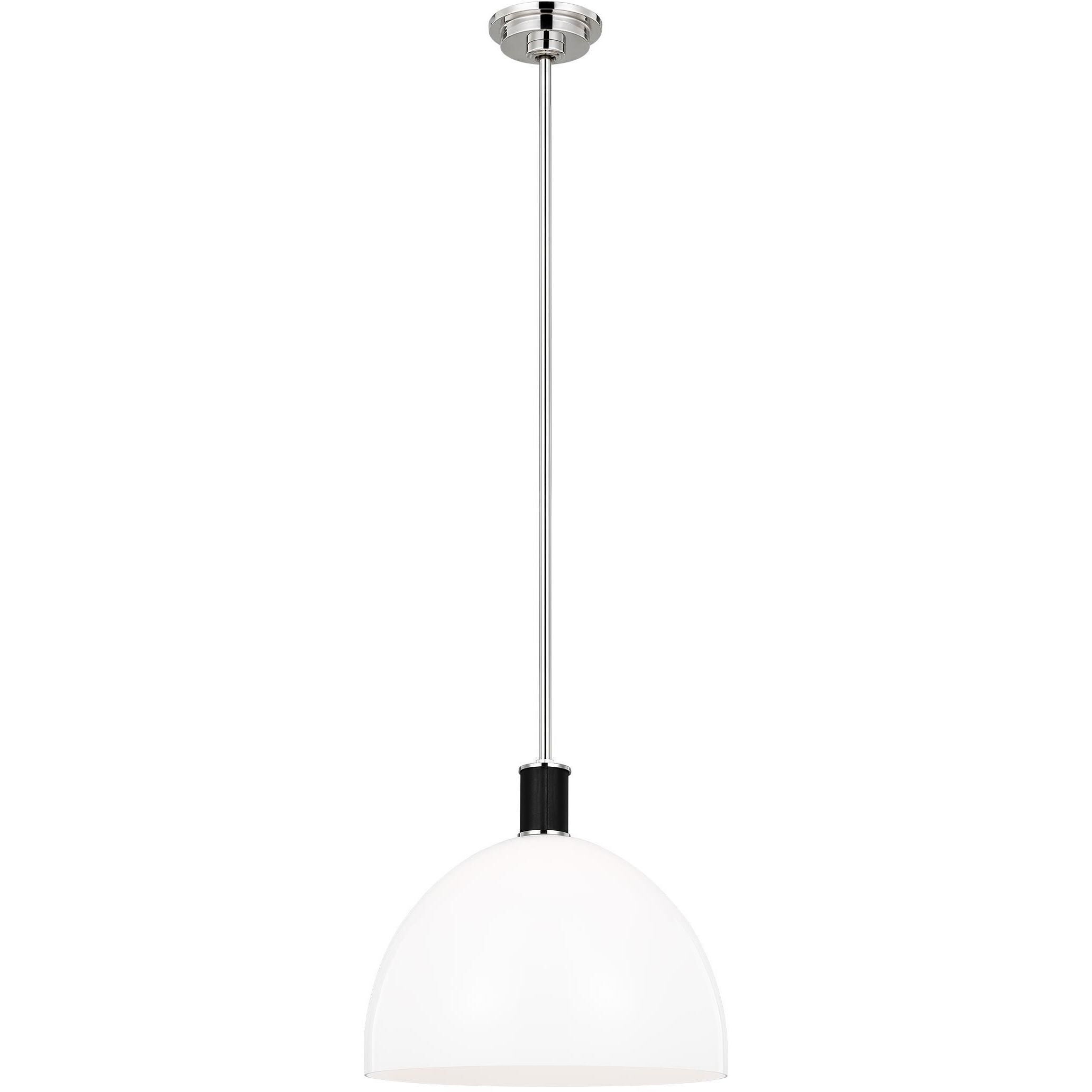 Hadley 1 Light 15 inch Polished Nickel Pendant Ceiling Light