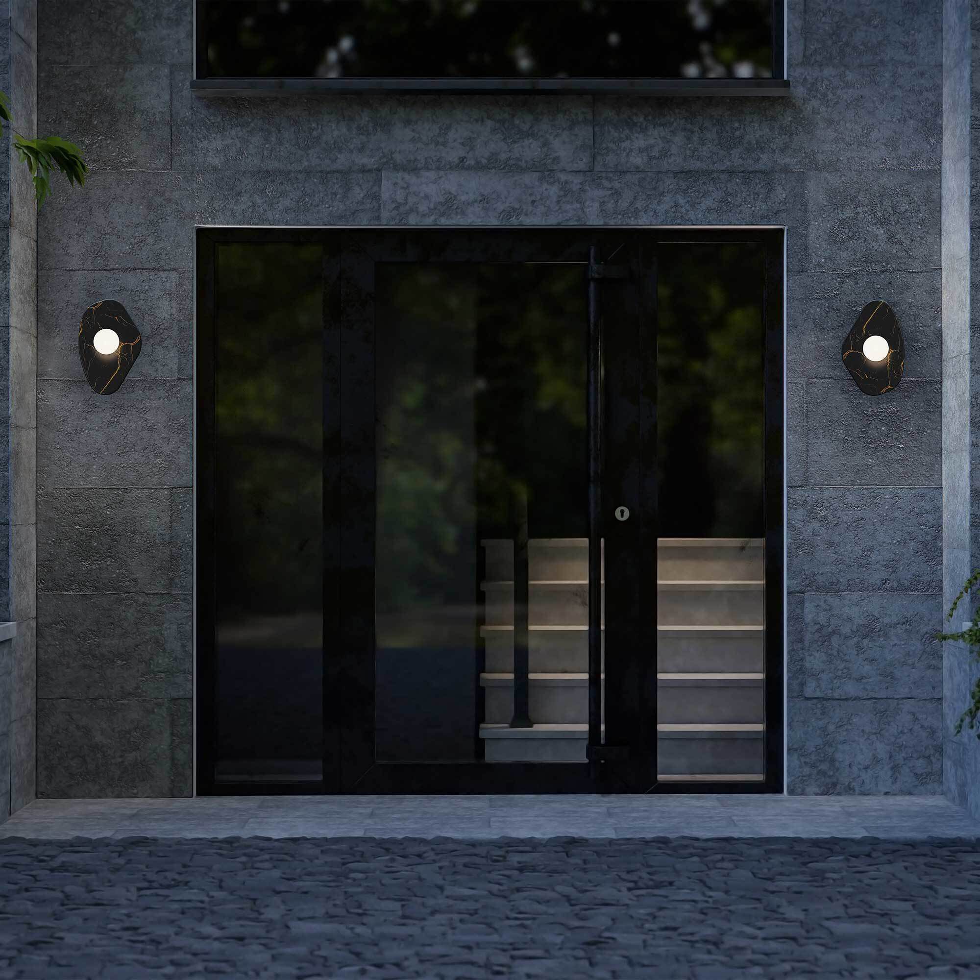 Tenere LED 7.75 inch Sand Black Outdoor Wall Sconce