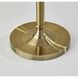 Barton 57 inch 100.00 watt Antique Brass Floor Lamp Portable Light, Simplee Adesso 