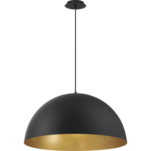 Laverton 1 Light 24 inch Gold and Black Pendant Ceiling Light