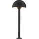 Alumilux Bollard 12 7.00 watt Black Outdoor Pathway Light