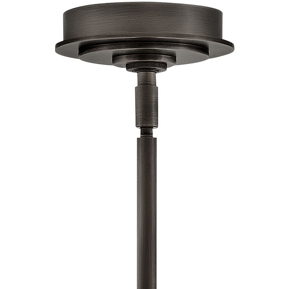 Atera LED 45 inch Black Oxide Chandelier Ceiling Light, Single Tier