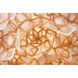Canada LED 30.7 inch White and Orange Chandelier Ceiling Light