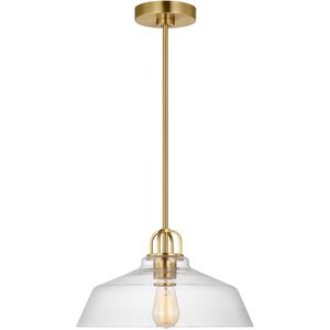 Drew & Jonathan Scott Payton 1 Light 15 inch Satin Brass Pendant Ceiling Light
