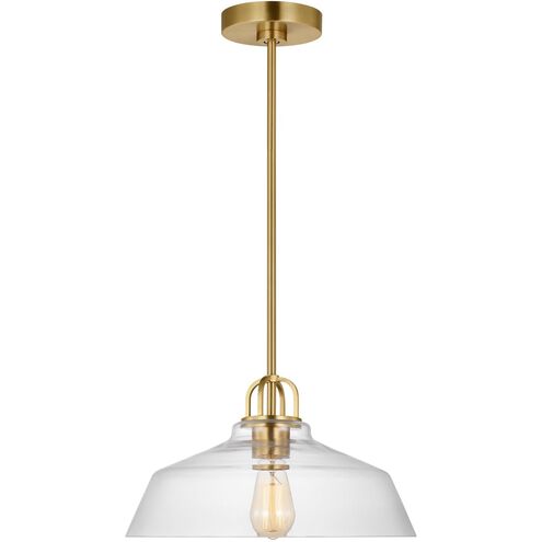 Drew & Jonathan Scott Payton 1 Light 15 inch Satin Brass Pendant Ceiling Light