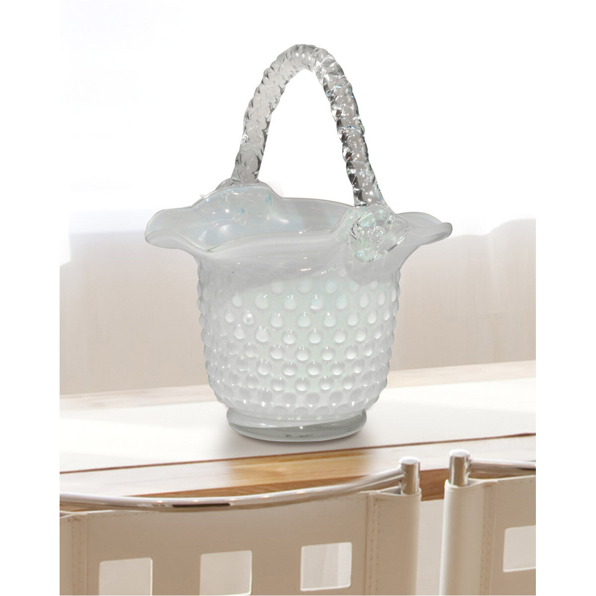 Evelyn 11 X 8 inch Hand Blown Art Glass Home Accent