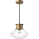 Alora Mood Marcel 1 Light 10.25 inch Aged Gold Pendant Ceiling Light
