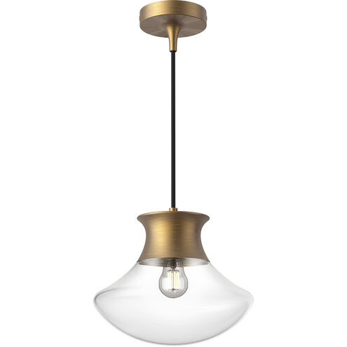 Alora Mood Marcel 1 Light 10.25 inch Aged Gold Pendant Ceiling Light
