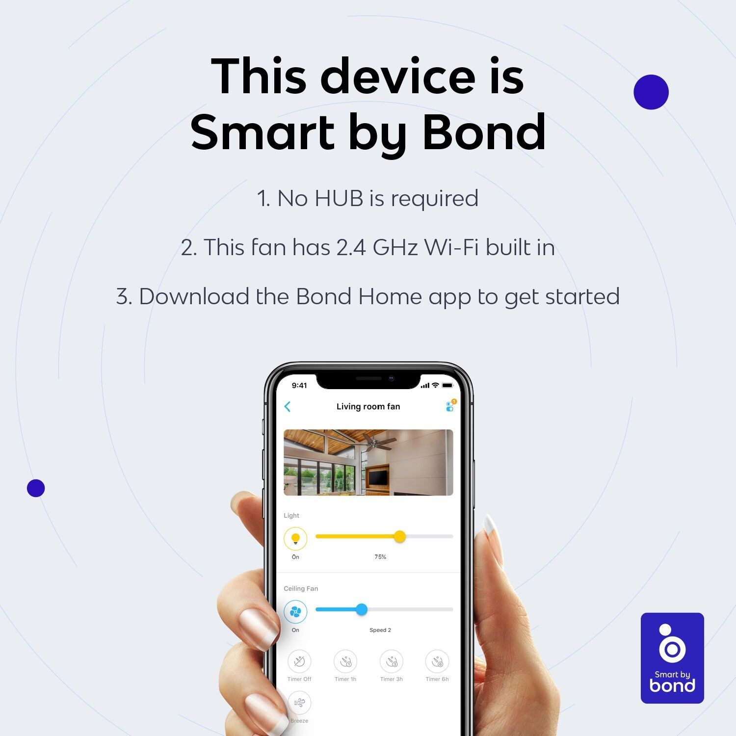 Hugo 52 inch Matte White Exterior Ceiling Fan