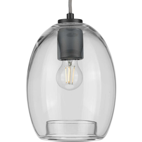 Caisson 1 Light 8 inch Graphite Mini-Pendant Ceiling Light