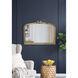 Anita 40 X 30 inch Gold Wall Mirror