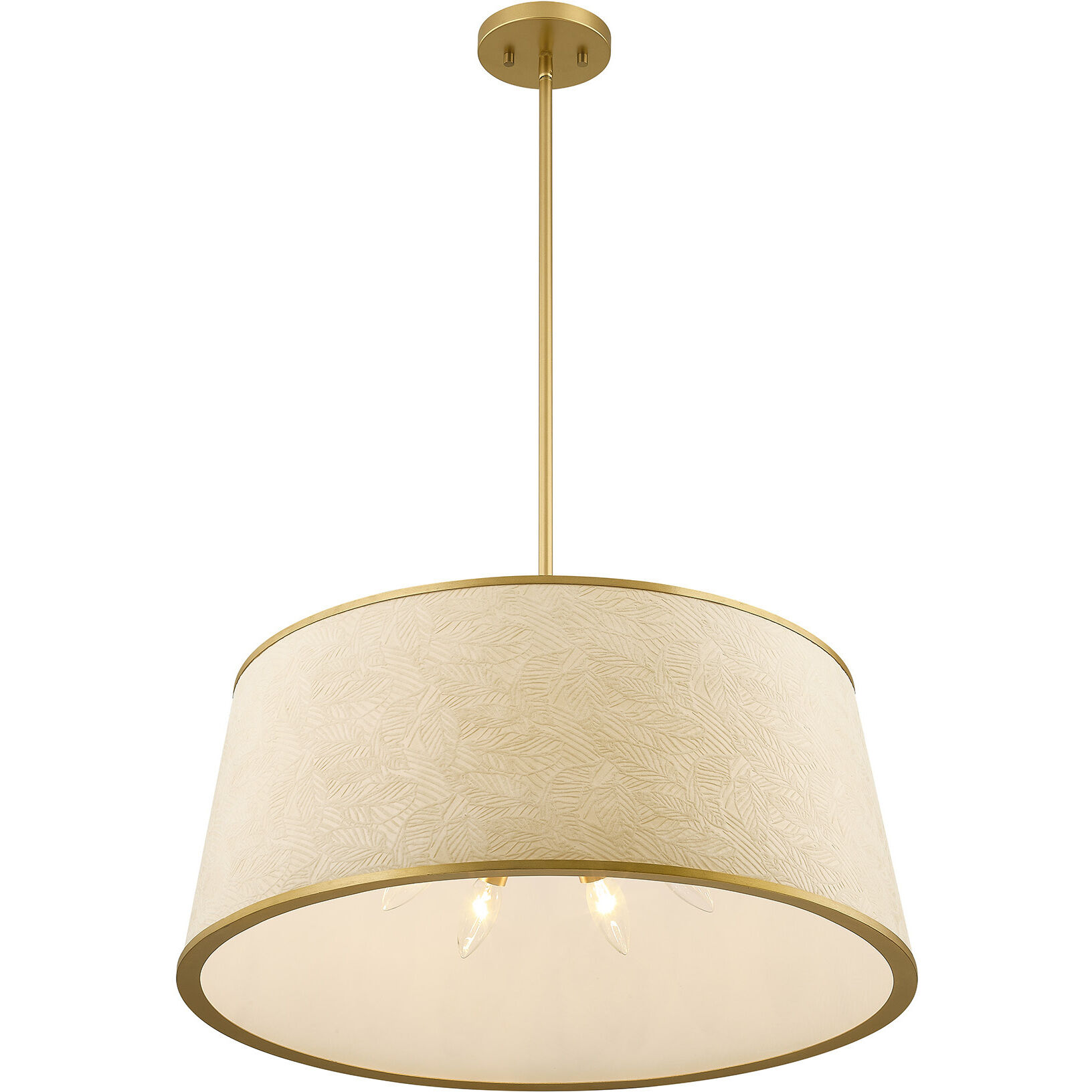 Sombra 6 Light 24 inch Spun Gold Pendant Ceiling Light