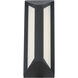 Newport LED 12 inch Matte Black Outdoor Wall Light