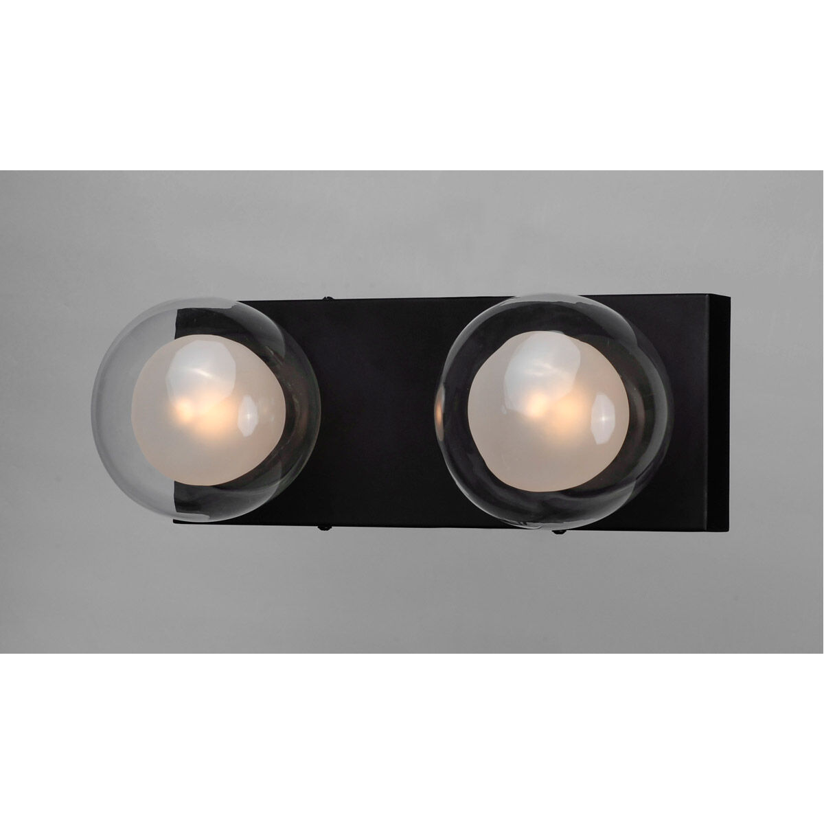 Pod LED 13.5 inch Black Bath Vanity Light Wall Light