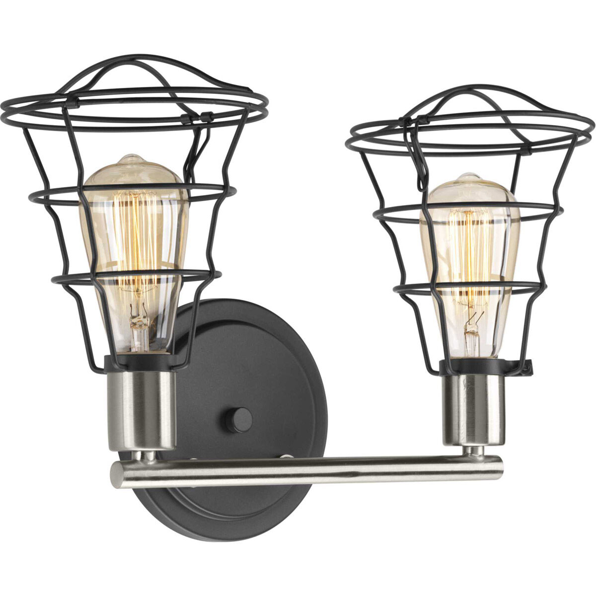 Gauge 2 Light 15.63 inch Graphite Bath Vanity Wall Light