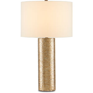 Glimmer 31 inch 150.00 watt Gold Table Lamp Portable Light
