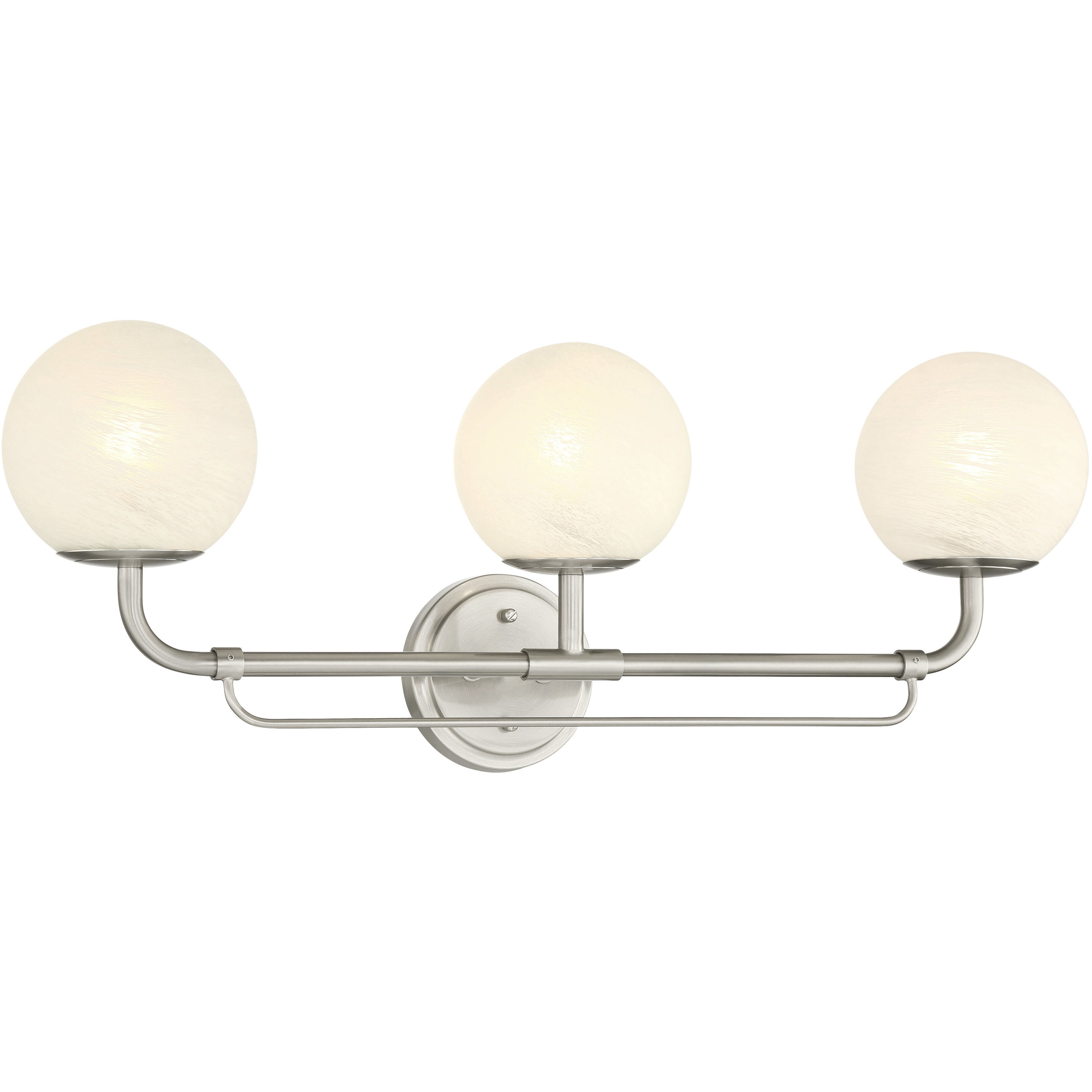 Whitehall 3 Light 28 inch Brushed Nickel Vanity Light Wall Light