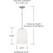 Lawson 1 Light 8.75 inch Brushed Nickel Pendant Ceiling Light