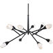 Beyond Synapse LED 31.5 inch Black Chandelier Ceiling Light, Beyond