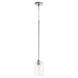 Tribute 1 Light 5 inch Satin Nickel Pendant Ceiling Light