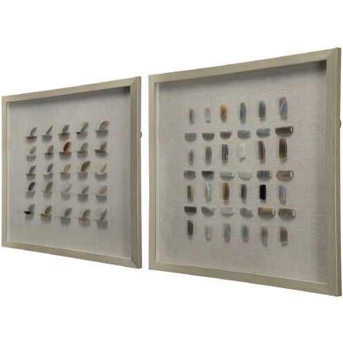 Renata Grey and White Shadow Boxes