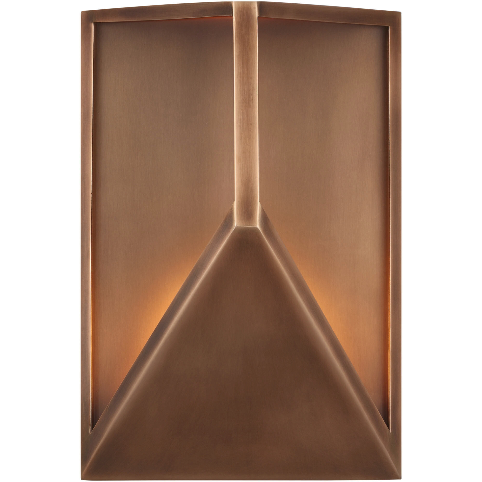 Kelly by Kelly Wearstler Punto LED 10.3 inch Natural Copper Outdoor Wall Lantern