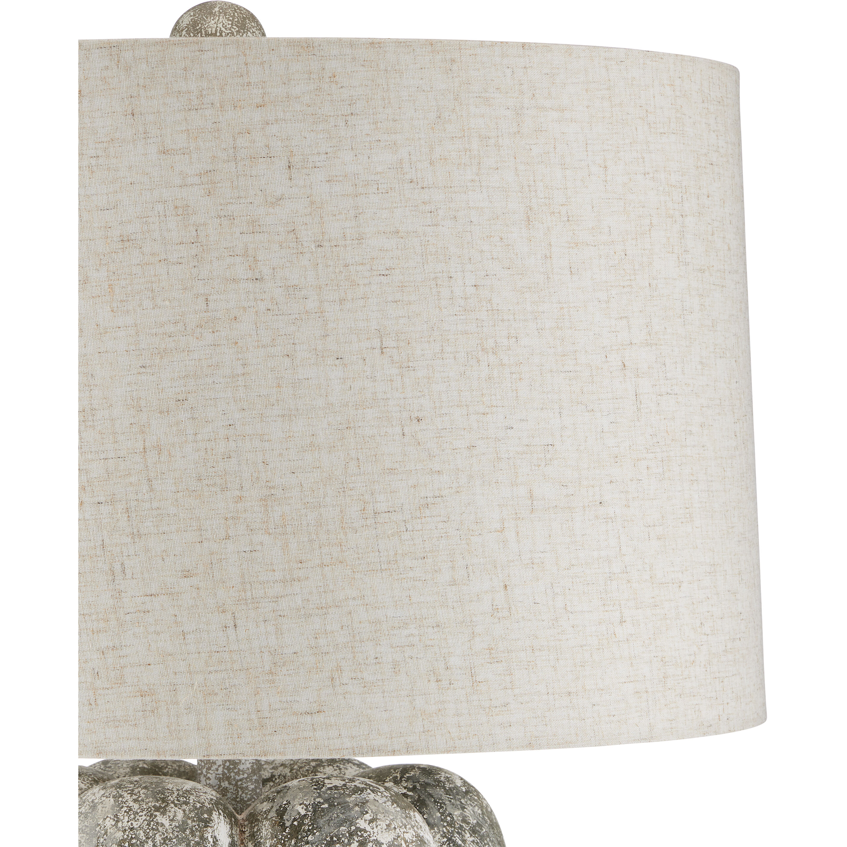 Buttress 35.5 inch 150 watt Dark Gray/White Texture Table Lamp Portable Light