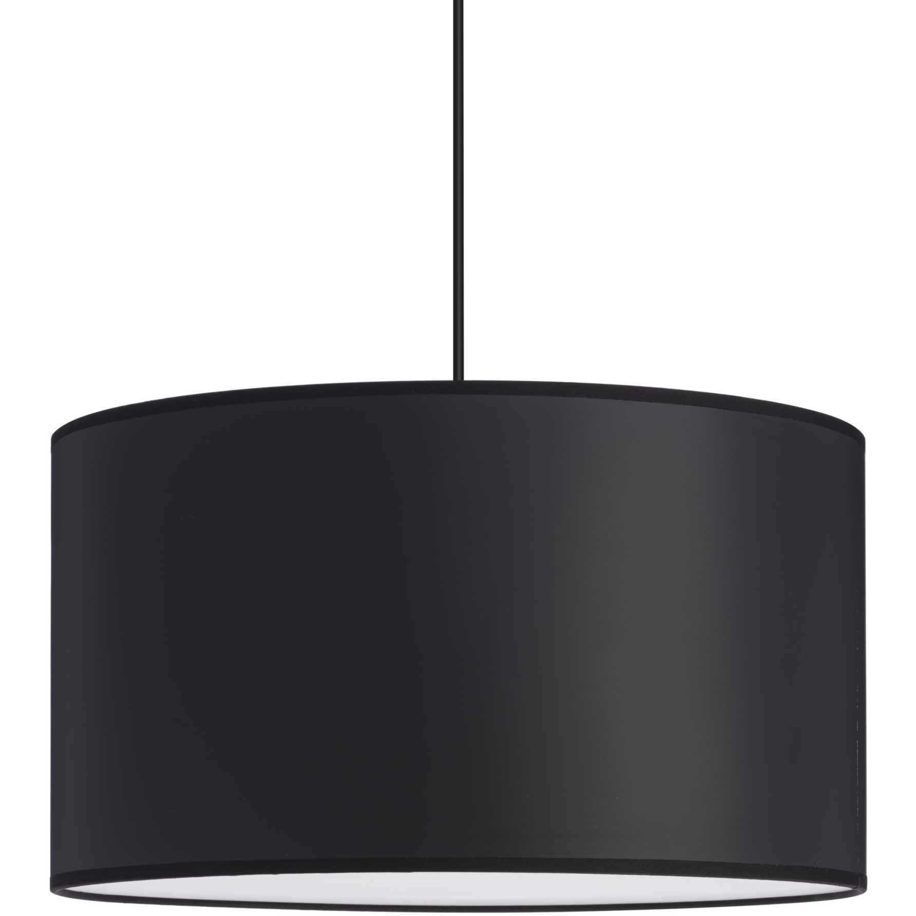 Markor 3 Light 18.12 inch Brushed Nickel/Matte Black/Vintage Brass Drum Pendant Ceiling Light in Black Parchment