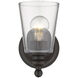 Ceil 1 Light 5 inch Oil-Rubbed Bronze Sconce Wall Light in Oil Rubbed Bronze