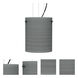 Tamburo 8 LED Black Cable Pendant Ceiling Light