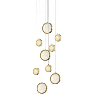 Bottega LED 19 inch Polished Brass Pendant Ceiling Light