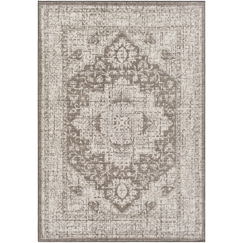 Veranda 87 X 63 inch Medium Gray/White/Black/Wheat Rugs, Rectangle