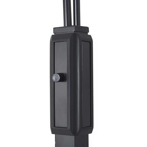 Natural Mica 86 inch 40.00 watt Gunmetal and Charcoal Gray Arc Floor Lamp Portable Light