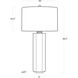 Gear 30.5 inch 150.00 watt Natural Stone Table Lamp Portable Light
