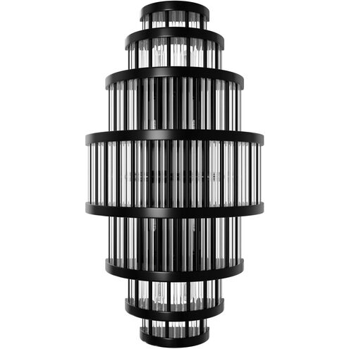 Waldorf Wall Sconce Wall Light in Polished Gunmetal